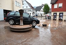 Hochwasser in Baden-Württemberg - Rudersberg - Bernd Weißbrod/dpa