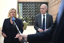 Faeser und Neuendorf - Britta Pedersen/dpa