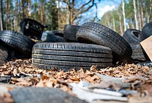 Illegale M&uuml;llentsorgung im Wald - Philipp Schulze/dpa