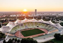 Zeltdach des Olympiastadions in M&uuml;nchen - Fabian Stoffers/Olympiapark M&uuml;nchen GmbH/dpa-tmn