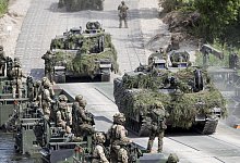 Nato-Truppen in Litauen - Foto: Mindaugas Kulbis/AP/dpa