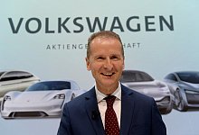 VW-Chef Diess - Foto: Swen Pf&ouml;rtner