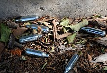 Lachgas-Kartuschen - Gerard Bottino/Zuma Press/dpa