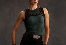 Sophie Turner als Lara Croft - Jay Maidment/Prime Video/dpa