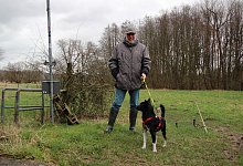 R&uuml;diger Schumacher und Hund Simba - Katrin Kantelberg(LZ)