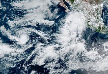 Hurrikan «Lorena» in Richtung Urlaubsregion in Mexiko - Uncredited/NOAA/AP/dpa