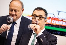 &Ouml;zdemir und Rukwied - Fabian Sommer/dpa