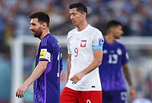 Messi und Lewandowski - Tom Weller/dpa