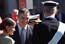 Spanisches K&ouml;nigspaar Felipe und Letizia - Eduardo Parra/EUROPA PRESS/dpa