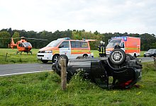 Bei einem schweren Unfall in Rheda-Wiedenbr&uuml;ck sind zwei Menschen lebensgef&auml;hrlich verletzt worden. - Andreas Eickhoff