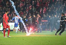 Derby-Eklat - Foto: Britta Pedersen/dpa-Zentralbild/dpa