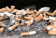 Zigarettenkippen - Ralf Hirschberger/dpa-Zentralbild/dpa