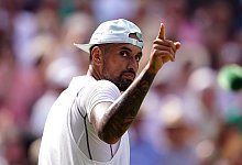 Nick Kyrgios legte sich im Wimbldon-Finale mit einer Zuschauerin an. - John Walton/PA Wire/dpa