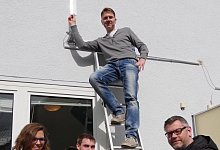 Die neue Freifunk-Anlage geht in Betrieb - Jost Wolf