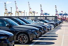 Autoexport in Bremerhaven - Sina Schuldt/dpa