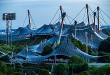 Skyline des Olympiastadions - Peter Kneffel/dpa