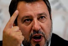 Italiens stellvertretender Ministerpr&auml;sident Matteo Salvini - Domenico Stinellis/AP/dpa