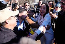 Friedensnobelpreistr&auml;gerin Machado im Wei&szlig;en Haus - Pablo Martinez Monsivais/AP/dpa
