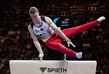 Nils Dunkel hat EM-Bronze am Pauschenpferd gewonnen. - Sven Hoppe/dpa