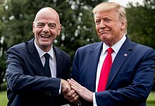 Gianni Infantino und Donald Trump - Andrew Harnik/AP/dpa