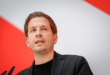 SPD-Generalsekret&auml;r Kevin K&uuml;hnert - Kay Nietfeld/dpa