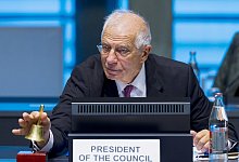 EU-Au&szlig;enbeauftragter Borrell - Foto: Jean-Christophe Verhaegen/AFP Pool/AP/dpa