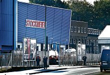 Das Gebäude der Stockmeier-Gruppe ist in Bielefeld weithin sichtbar. - FOTO: ANDREAS FRÜCHT