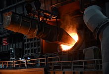 Stahlproduktion bei Thyssenkrupp Steel - Federico Gambarini/dpa