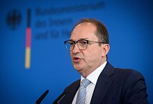 Bundesinnenminister zur Situation an den Grenzen - Bernd von Jutrczenka/dpa