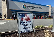 Wahlen in den USA - Vor der Wahl im US-Bundesstaat Georgia - Luzia Geier/dpa