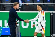 Julian Nagelsmann und Jamal Musiala - Tom Weller/dpa