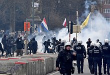 Proteste - Foto: Geert Vanden Wijngaert/AP/dpa