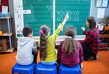 Unterricht an NRW-Grundschule - picture alliance / Marcel Kusch/dpa