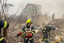 Ukrainekrieg - Poltawa - Uncredited/Ukrainian Emergency Service/AP/dpa