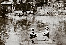 Idyllisches Waldfreibad im Schopketal