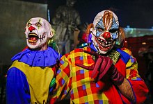 Grusel-Clowns - dpa