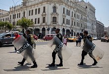 Polizei in Lima - Lucas Aguayo Araos/dpa
