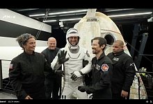 Private Astronautenmission von ISS zurück auf der Erde - Uncredited/SpaceX via AP/dpa