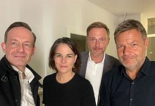 Symbolbild vom Ampel-Beginn - Volker Wissing/FDP/instagram/dpa