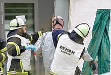 Hautverletzungen in DHL-Verteilzentrum - Daniel Karmann/dpa