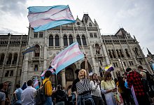 Pride Parade in Budapest - Marton Monus/dpa