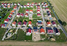 Neue Einfamilienh&auml;user in Leipzig - Jan Woitas/dpa