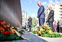 Gedenkveranstaltung zum 64. Jahrestag des Mauerbaus - Sebastian Christoph Gollnow/dpa