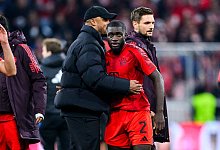 Vincent Kompany und Dayot Upamecano - Tom Weller/dpa
