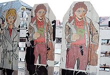 Zielscheiben zeigen Zivilistinnen - Augustdorf