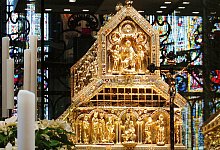 Dreik&ouml;nigsschrein im K&ouml;lner Dom wird ge&ouml;ffnet - Oliver Berg/dpa