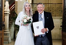 Lugner-Hochzeit in Wien - Florian Wieser/APA/dpa