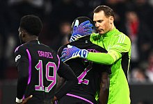 Alphonso Davies und Dayot Upamecano - Tom Weller/dpa