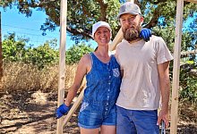 Auswanderer-Familie aus Gütersloh - Skala