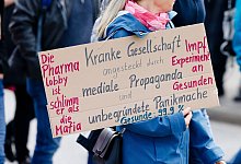 Demo-Schild - Foto: Frank Molter/dpa